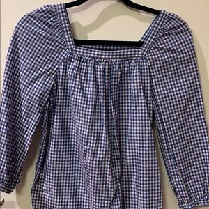 J Crew square neck top